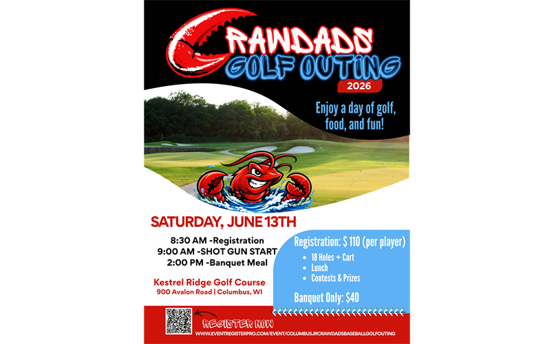 2026 Crawdads Golf Outing